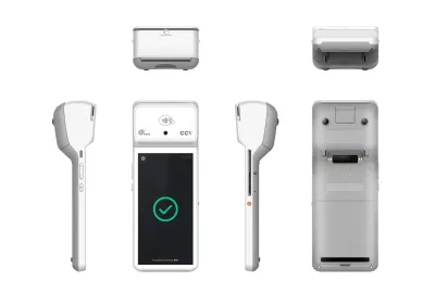 CCV Plus Mobile A960 payment terminal all angles CCV Plus Mobile A960 payment terminal all angles