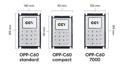 OPP-C60 size options OPP-C60 size options